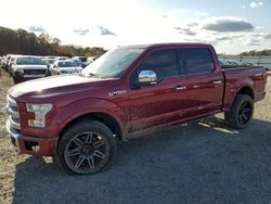 Salvage cars for sale from Copart Mocksville, NC: 2015 Ford F150 Supercrew