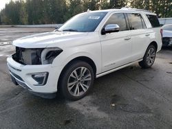 Salvage cars for sale at Arlington, WA auction: 2021 Ford Expedition Platinum