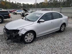 Salvage cars for sale at Ellenwood, GA auction: 2012 Volkswagen Jetta SE