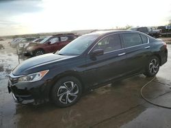 Salvage cars for sale from Copart Grand Prairie, TX: 2016 Honda Accord LX