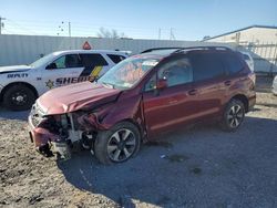 Subaru salvage cars for sale: 2017 Subaru Forester 2.5I Premium