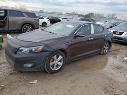 Salvage cars for sale at Kansas City, KS auction: 2014 KIA Optima LX