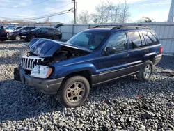 Salvage cars for sale at Windsor, NJ auction: 2001 Jeep Grand Cherokee Laredo