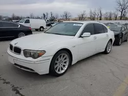 BMW 7 Series Vehiculos salvage en venta: 2005 BMW 745 LI