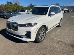 Salvage cars for sale at East Granby, CT auction: 2022 BMW X7 XDRIVE40I