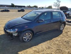 Volkswagen Golf salvage cars for sale: 2017 Volkswagen Golf S