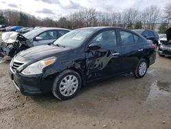 Salvage cars for sale at North Billerica, MA auction: 2016 Nissan Versa S