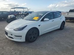 Tesla salvage cars for sale: 2022 Tesla Model 3