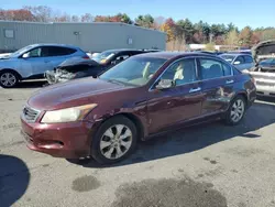 Salvage cars for sale at Exeter, RI auction: 2008 Honda Accord EXL