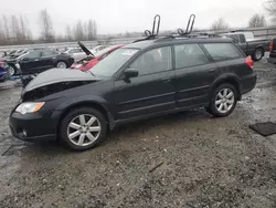 Salvage cars for sale from Copart Arlington, WA: 2008 Subaru Outback 2.5I