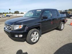 Salvage trucks for sale at San Diego, CA auction: 2010 Honda Ridgeline RTL