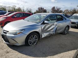 Toyota salvage cars for sale: 2016 Toyota Camry LE