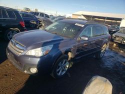 Salvage cars for sale at Brighton, CO auction: 2014 Subaru Outback 2.5I Premium