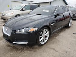 Salvage cars for sale at Pekin, IL auction: 2015 Jaguar XF 3.0 Sport