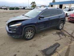 Salvage cars for sale at Woodhaven, MI auction: 2016 Jeep Cherokee Latitude