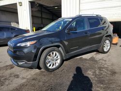 Salvage cars for sale at Pennsburg, PA auction: 2015 Jeep Cherokee Limited