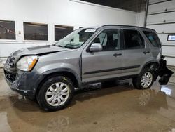 Salvage cars for sale at Blaine, MN auction: 2005 Honda CR-V EX