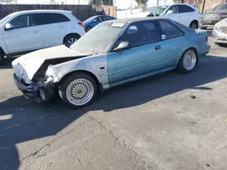 Salvage cars for sale at Wilmington, CA auction: 1990 Acura Integra LS