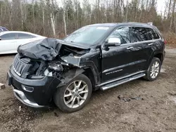 2014 Jeep Grand Cherokee Summit en venta en Cookstown, ON