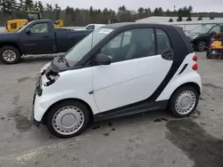 Salvage cars for sale at Windham, ME auction: 2013 Smart Fortwo Pure