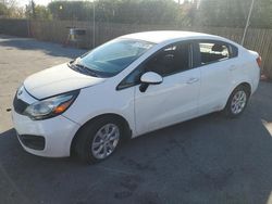 Salvage cars for sale at San Martin, CA auction: 2015 KIA Rio LX