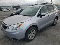 Salvage cars for sale at Sun Valley, CA auction: 2015 Subaru Forester 2.5I Premium