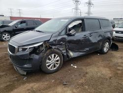 Salvage cars for sale at Elgin, IL auction: 2017 KIA Sedona LX