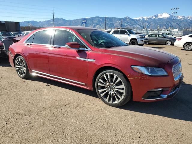 2017 Lincoln Continental Reserve