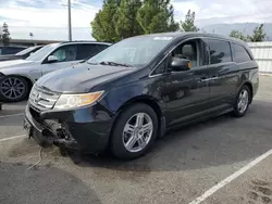 2012 Honda Odyssey Touring en venta en Rancho Cucamonga, CA