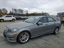 Mercedes-Benz salvage cars for sale: 2013 Mercedes-Benz C 300 4matic