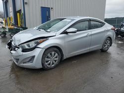 Salvage cars for sale at Duryea, PA auction: 2016 Hyundai Elantra SE