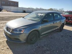 Volkswagen salvage cars for sale: 2016 Volkswagen Jetta S