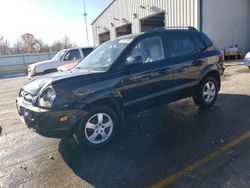 Salvage cars for sale at Rogersville, MO auction: 2007 Hyundai Tucson GLS