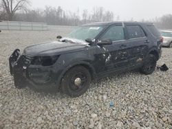 Salvage cars for sale at Barberton, OH auction: 2018 Ford Explorer Police Interceptor