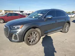 Salvage cars for sale at Grand Prairie, TX auction: 2022 Audi SQ5 Premium