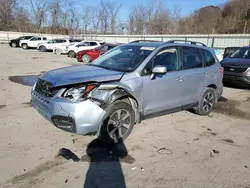 Salvage cars for sale from Copart Ellwood City, PA: 2018 Subaru Forester 2.5I Premium