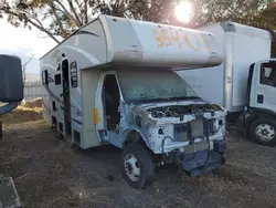 Salvage trucks for sale at Martinez, CA auction: 2014 Ford Econoline E350 Super Duty Cutaway Van