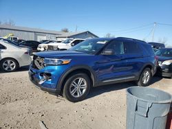 Salvage cars for sale at Pekin, IL auction: 2020 Ford Explorer XLT