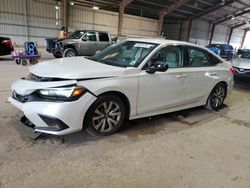 Salvage cars for sale at Greenwell Springs, LA auction: 2022 Honda Civic LX