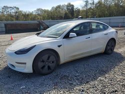 Tesla Vehiculos salvage en venta: 2021 Tesla Model 3