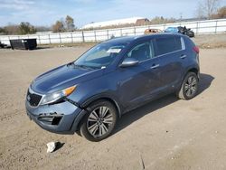 Salvage cars for sale at Columbia Station, OH auction: 2015 KIA Sportage EX