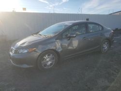 Salvage cars for sale at Albany, NY auction: 2012 Honda Civic Hybrid