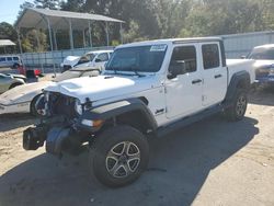 Salvage cars for sale at Savannah, GA auction: 2021 Jeep Gladiator Sport