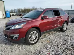 Chevrolet salvage cars for sale: 2015 Chevrolet Traverse LT