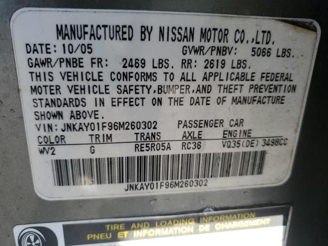 2006 Infiniti M35 Base