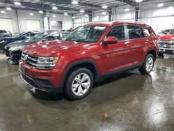 Salvage cars for sale at Ham Lake, MN auction: 2018 Volkswagen Atlas S