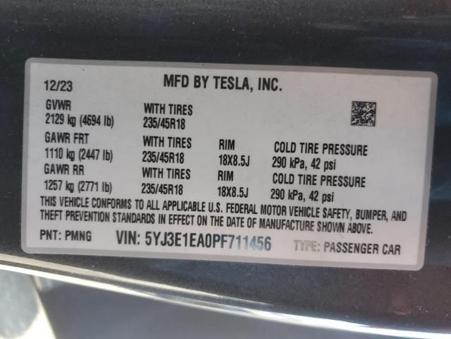 2023 Tesla Model 3