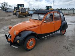 Salvage cars for sale from Copart Riverview, FL: 1965 Citroen 2-CV