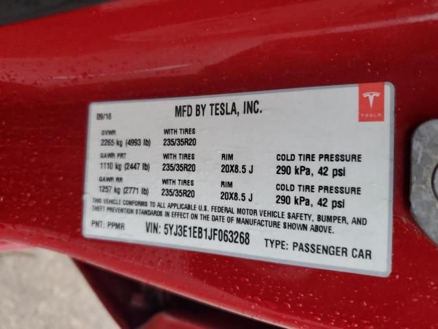 2018 Tesla Model 3