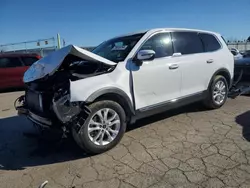 Salvage cars for sale at Dyer, IN auction: 2022 KIA Telluride LX